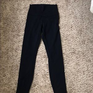 Lulu navy blue leggings